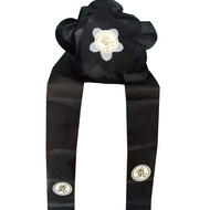 Funeral Memorial Frame Flower Set White Frame 100pcs Large Black Flowers for Memorial Use