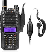 Dual Band Radio GT-9R, IP67 Waterproof, Dustproof, 5W Amateur Radio with 144-146/430-440 MHz, Licenc