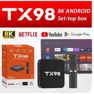 TX98 8K Android Set-Top Box 16GB DDR 256GB ROM Android Box You Tube Supported Netflix Google Play an