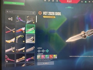 8刀26VCT 😭Valorant account 特戰英豪 瓦羅蘭特 賬號