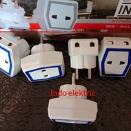 Multi-plug T-plug 3-hole brass Extension Plug