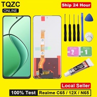 TQZC Original LCD For Realme C65 (4G/5G ) / Realme 12X 5G / Realme N65 5G LCD Display Touch Screen D