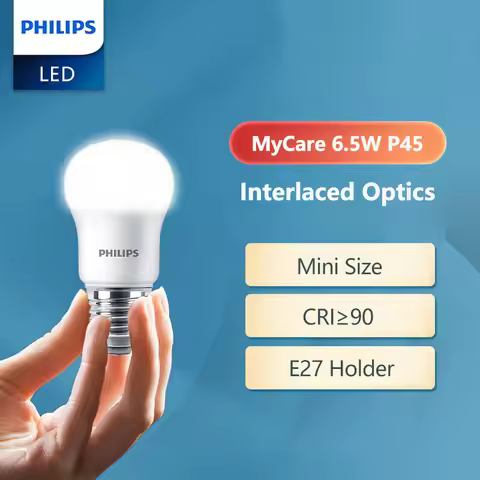 Philips LED E27 MyCare Mini Ball Bulb 6.5W(=45W) P45 Light 3000K 6500k White 220V-240V Original Comf