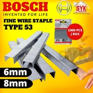 SYK Bosch (1000Pcs) Type53 6mm & 8mm Big Stapler Bullet Heavy Duty Nail Stapler Gun Ubat Stapler Bes