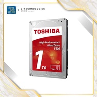 Toshiba P300 HDD 1TB / 2TB / 3TB / 4TB / 500GB Internal Hard Disk SATA 3.5 SATA 6.0Gbit/s 7,200 HDD