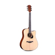 Caesar WL-800C-N Budget Beginner 41-inch Matte Cutaway Body Acoustic Guitar - Natural