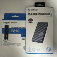 Crucial P310 PCIe Gen4 M.2 SSD 及 Ori...