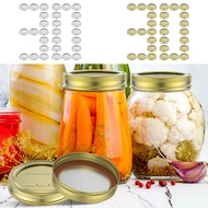 30Pcs Canning Jar Lids With Rings Good Sealing Canning Lids Mason Jar Lids Metal Jar Lids for Mason 