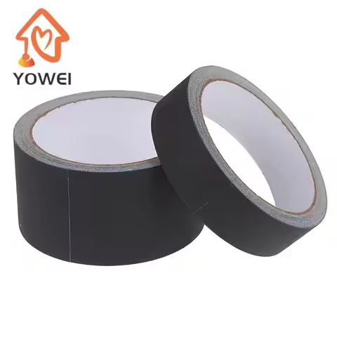 Black Gaffer Tape No-Residue Non-Reflective Easy Tear Book Repair Bookbinding Tape Matte Gaff Stage 