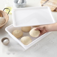 Dough Proofing Box Tray with Lid Dough Proofing Trays Size Stackable Pizza Container Homemade Bread