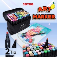 Art Marker Joyko ARMK-74-30 ~ 80 Colored Alcohol Marker