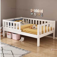 Bed Frame Montessori Platform Floor Solid Single Bed Tatami Bedroom Beech Wood Child Bed