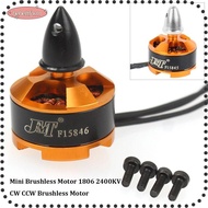 BEBETTKISS Brushless Motor, CW CCW Gold/Silver Mini Brushless Motor,  1806 2400KV Drone Toy Electron