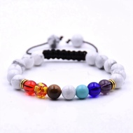 PREMIUM 7 CAKRA STONE Bracelet BRINGS BLESSINGS, LUCKY AND LUCKY, Men Wanita, Unisex, Healing, Healt