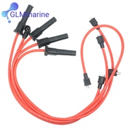 Ignition Plug Spark Wire kit For Volvo Penta AQ120B, AQ125A, AQ131A-D, AQ140A, AQ145A,B 834365 87557
