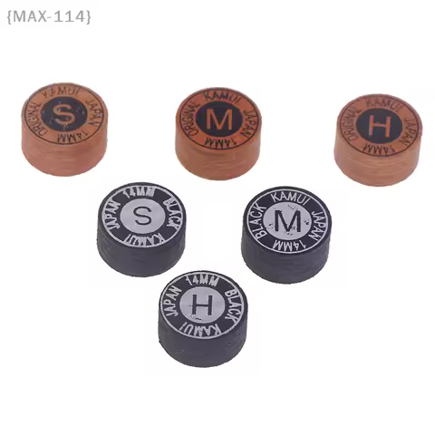 {MAX-114} 1Pc 14MM Japanese Pool Cue Tip, Quality Leather Billiard Tip For Nine-Ball & Snooker Cue H
