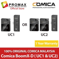 Comica BoomX-D Series UC1 & UC2 ( Type C ) 2.4G Digital Wireless Microphones for Smartphone 100% ORI