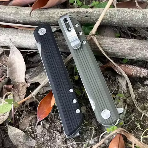 3810 Portable Folding Knife 8Cr13Mov Steel Blade G10 Handle Outdoor Camping Military Adventure EDC H