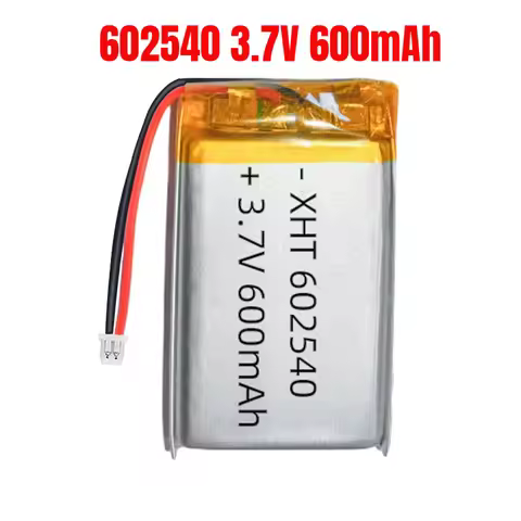 602540 3.7V Lithium Battery Li Po Battery 600mAh Lipo Rechargeable Li Polymer Batteries for Electron