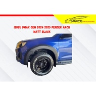 ISUZU DMAX 2024 2025 FENDER ARCH MATT BLACK DMAX 2024 2025 FENDER OEM pp design dmax fender arch