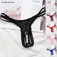 Sgmy Women Solid Gstring Opening Crotch Thong Panties Brief Lingerie  Sexy QDD