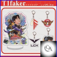 T1 faker lck Keychain Cute Toy Model