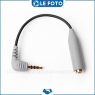 BOYA BY-CIP2 3.5mm TRS to TRRS Adaptor,Female TRS To Male TRRS