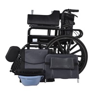 Tuokang Lying Completely Half-Lying Wheelchair Folding Lightweight Wheelchair for the Elderly Portable for the Elderly