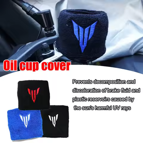 For YAMAHA MT09 MT 09 Tracer 9 9GT Motorcycle Brake Oil Fluid Reservoir Cup Sock Socks Cover Sheath 
