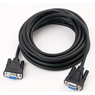 Dtech Com RS232 port cable Dtech DT 9005C/9005B 2 male female ends 1.5m 3m black.