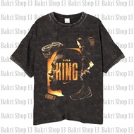 Nba Lebron King James Vintage T-shirt/Basketball Ball T-shirt Vintage Wash Lebron King James Unisex