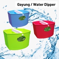 Rectangular Water Dipper Water Ladle Bathroom Gayung Mandi Gayung Plastik Cebok Mandi Dipper Bucket 