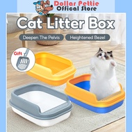 Cat Litter Box With Scoop Semi-closed Cat Litter Basin Anti-splashing Cat Toilet Cat Litter Box Large Size