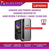 Lenovo LOQ Tower 26ADR10 91DF008WMI Desktop PC (R7-8745HX, 16GB, 512GB SSD, RTX5060 8GB, W11PRO, HS)