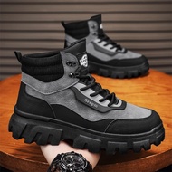 D192 Four Seasons Men's Shoes All-Match Martin Shoes-45 V4WV