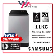 【FREE SHIPPING】Samsung 11KG Top Load Inverter Washing Machine WA11CG5745BY/FQ AI Energy Saving