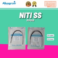 Niti SS Stainless Steel 16 Upper Lower Wire Ortho Braces 016 Uper Dental Orthodontic