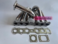 Toyota Supra 1JZ Non VVTI GTE Turbo Manifold Banana Stainless Steel T3 Flange With Wastegate Hole (I