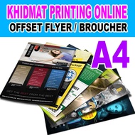 A4 Offset Flyers Brochure Printing