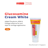 Glucosamine Cream 1500 (white) with MSM Collagen &amp; Chondroitin Cells Repair and Regeneration for Arthritis Bones Cartilage/Joint Pain Relief for Bones Health