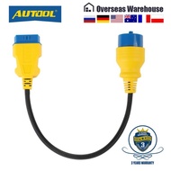 AUTOOL 40CM OBD2 Extension Cable Connector for BMW 20PIN to 16PIN OBD2 Adapter Wire Nylon OBDII Male