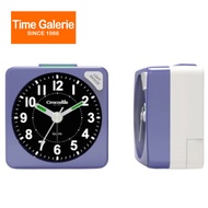 Crocodile CAL212-05A Metallic Purple Case Black Dial Snooze Light Function Mini Alarm Clock model