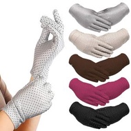 Others - 5雙女性防曬手套，透氣UV保護手套，適合駕車，材質為新鮮透氣的彈力紡，具有良好彈性，適合騎馬、駕車