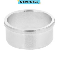 NEWIDEA Bottom Bracket Adapter, Aluminium Alloy 24mm To 22mm Conversion Sleeve, Durable Silver Light