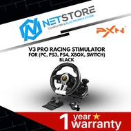 PXN V3 PRO RACING STIMULATOR FOR (PC PS3 PS4 XBOX SWITCH) BLACK - PXN-V3PRO (BLACK)