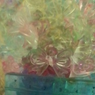 CLEAR RIBBON BEAD 1 POUND