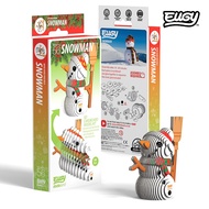 Eugy Dodoland Christmas Snowman 3D Paper Puzzle. Eco-Friendly DIY Gift for Children. Christmas Offic