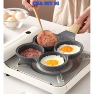 Frying Pan for Eggs and Cakes, 4 Compartments, 4 Holes, Non-Stick Pan with 4 Compartments - CODE: CH