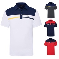 202t Golf Jersey Men Outdoor Moisture Wicking Golf Top polo Shirt Unisex Can Be Customized