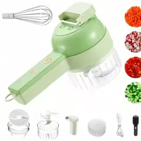 Wireless Multi‑Functional Electric Food Chopper, Household Mini Food Processor for Vegetable, Garlic